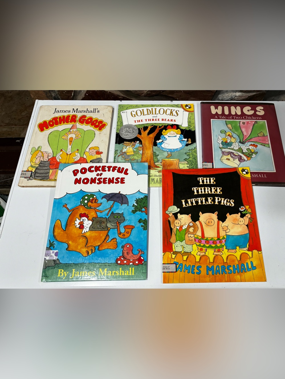 Set of 5 JAMES MARSHALL Books